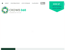 Tablet Screenshot of crowd360.org